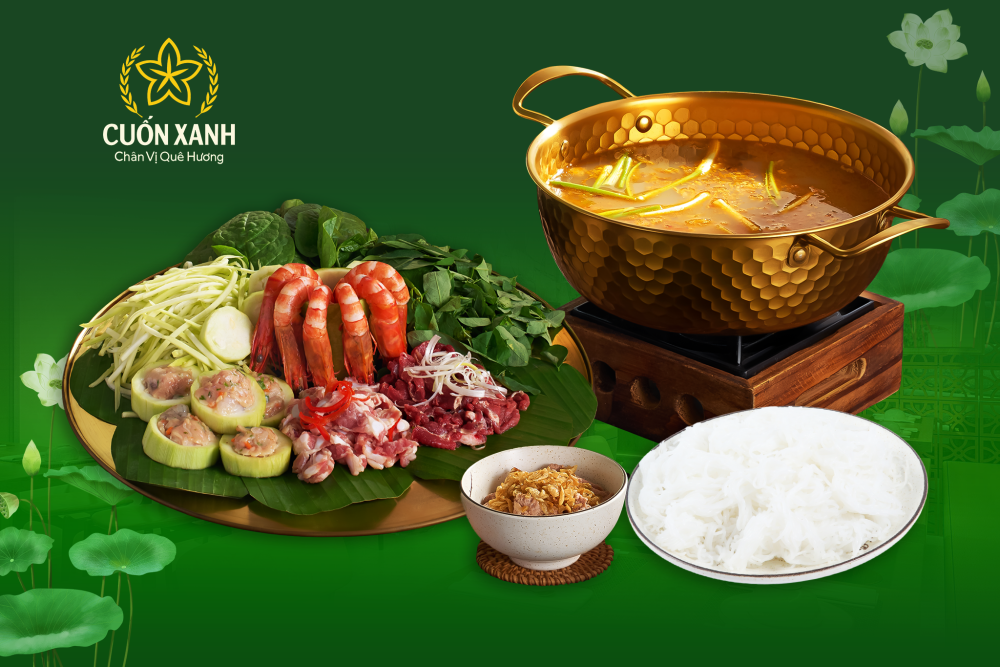 Lẩu tôm bầu