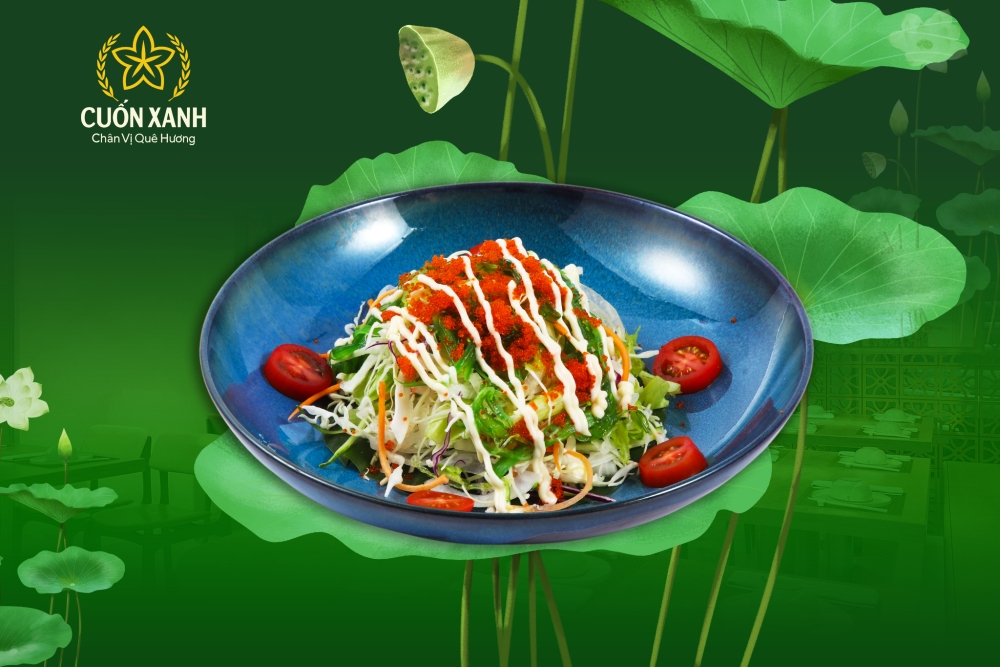 Salad trứng cua rong biển